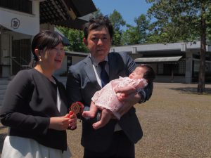 6月6日は岩見沢神社でお宮参り撮影でした